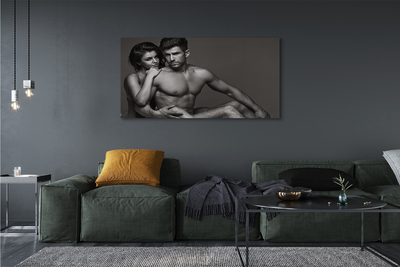 Zdjęcie na płótnie Spotkanie Kobiety i Mężczyzny