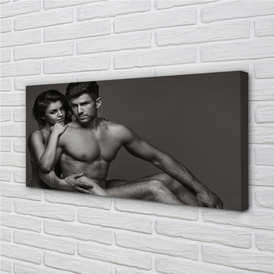 Zdjęcie na płótnie Spotkanie Kobiety i Mężczyzny