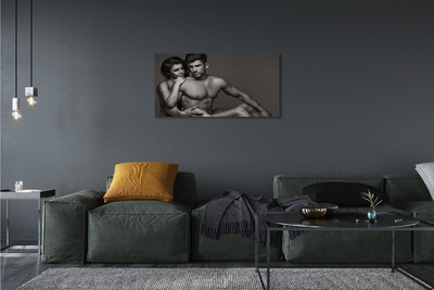 Zdjęcie na płótnie Spotkanie Kobiety i Mężczyzny