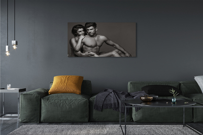 Zdjęcie na płótnie Spotkanie Kobiety i Mężczyzny