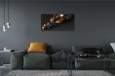 Obraz na płótnie Elegancja Klasycznych Skrzypiec