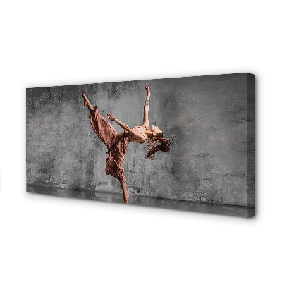 Obraz na płótnie Taniec Kobiety z Długimi Włosami