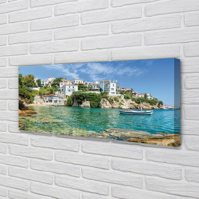 Obraz na płótnie Grecka Natura nad Brzegiem Morza