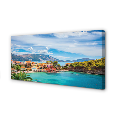 Zdjęcie na płótnie Wybrzeże w Objęciach Gór