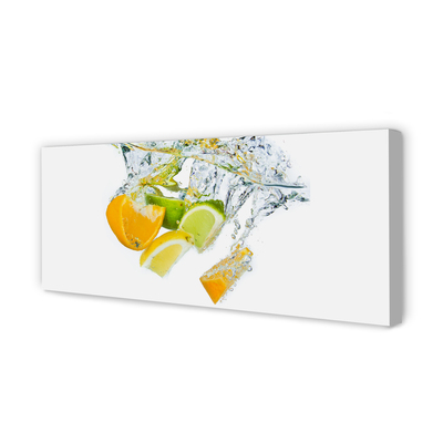 Obraz canvas na ścianę Orzeźwiające Cytrusy w Wodzie