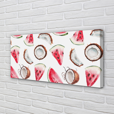 Zdjęcie na płótnie Duet Kokosa i Arbuza