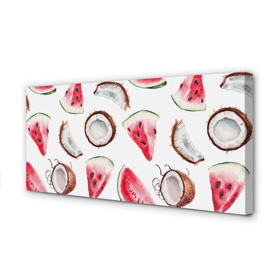 Zdjęcie na płótnie Duet Kokosa i Arbuza