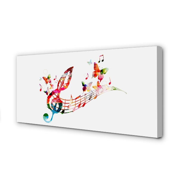 Duży obraz na płótnie Lekkość Motyli I Muzyki