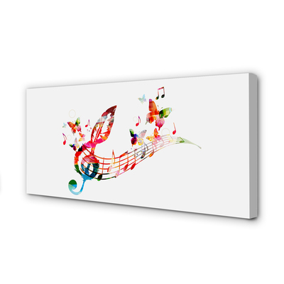 Duży obraz na płótnie Lekkość Motyli I Muzyki