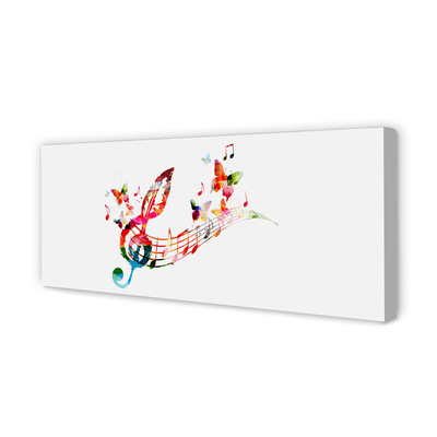 Duży obraz na płótnie Lekkość Motyli I Muzyki