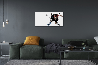 Fotoobraz na płótnie Drużynowa Rywalizacja Na Boisku