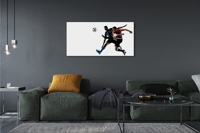 Fotoobraz na płótnie Drużynowa Rywalizacja Na Boisku