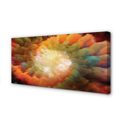 Obraz drukowany na płótnie Głębia Wzorów Fraktalnych