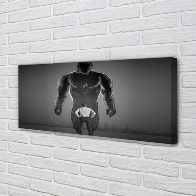 Obraz drukowany na płótnie Muskulatura Człowieka