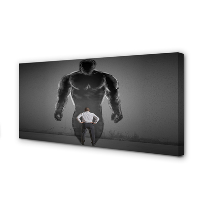 Obraz drukowany na płótnie Muskulatura Człowieka