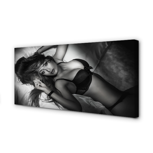 Fotoobraz na płótnie Klasyczna Elegancja w Monochromie