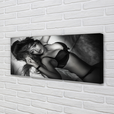 Fotoobraz na płótnie Klasyczna Elegancja w Monochromie