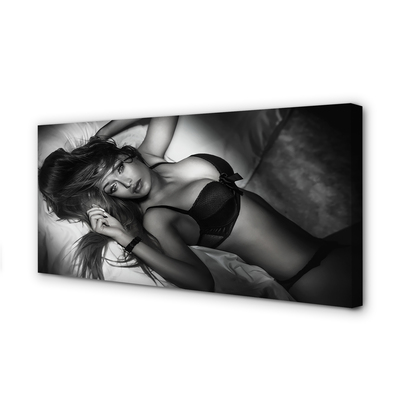 Fotoobraz na płótnie Klasyczna Elegancja w Monochromie