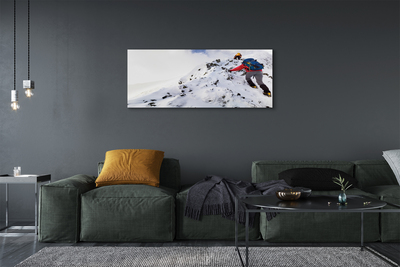 Obraz na płótnie Pasja Górskiej Wspinaczki