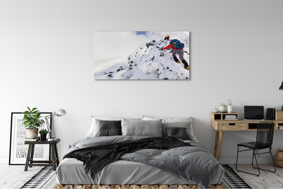 Obraz na płótnie Pasja Górskiej Wspinaczki