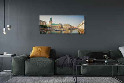 Obraz drukowany na płótnie Portowa Katedra w Hamburgu