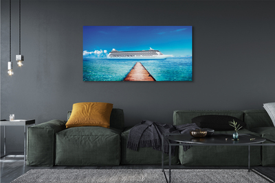 Fotoobraz na płótnie Słoneczny Rejs po Morzu