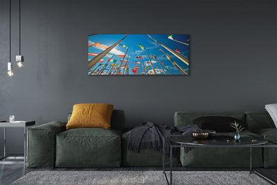 Obraz drukowany na płótnie Różnorodne Flagi