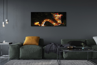 Duży obraz na płótnie Świecący Japoński Smok