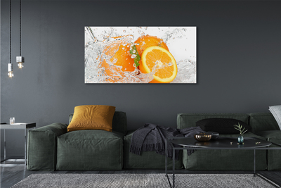 Obraz na płótnie Pomarańcze w wodzie