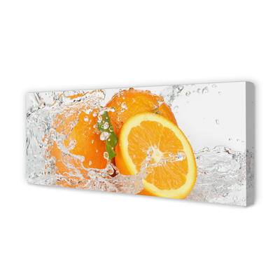 Obraz na płótnie Pomarańcze w Krystalicznej Wodzie