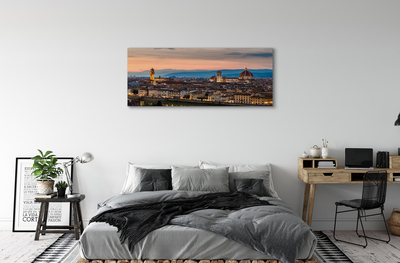 Obraz na płótnie Włochy Panorama góry katedra