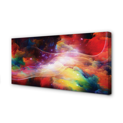 Obraz drukowany na płótnie Falująca Abstrakcja Fraktalna