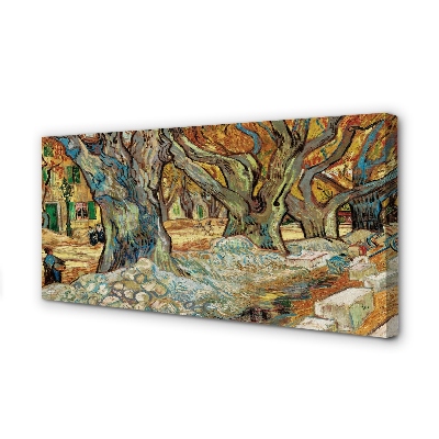 Obraz na płótnie Naprawiający drogę - Vincent van Gogh
