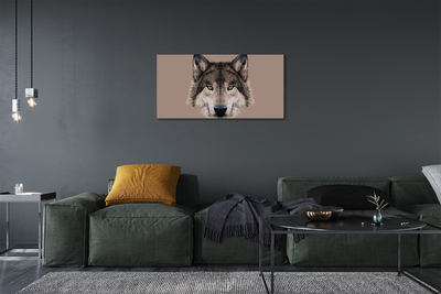 Obraz na płótnie Malowany wilk