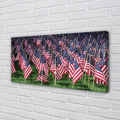 Obraz na płótnie Flagi Stanów Zjednoczonych