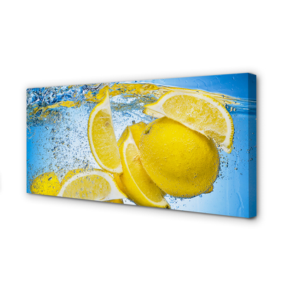 Obraz na płótnie Cytryny w wodzie