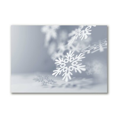 Obraz na Płótnie Płatek Śniegu Święta Dekoracja