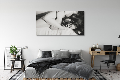 Fotoobraz na płótnie Spokój Śpiącej Kobiety