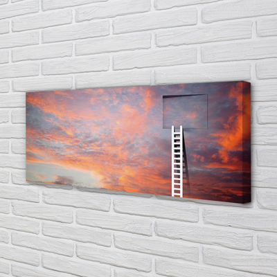 Duży obraz na płótnie Drabina do Nieba o Zachodzie
