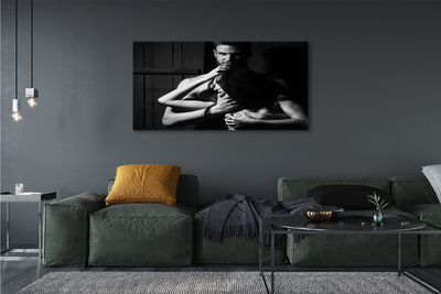 Duży obraz na płótnie Para w Romantycznym Ujęciu