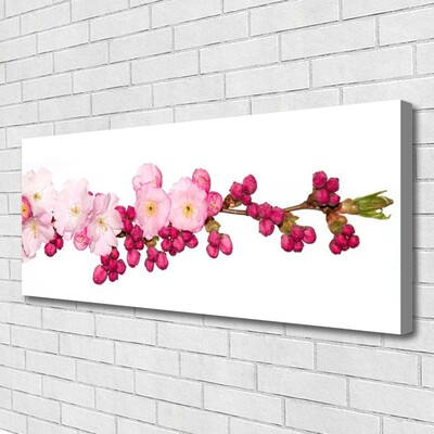 Zdjęcie na płótnie Delikatna Gałązka Kwitnącej Wiśni