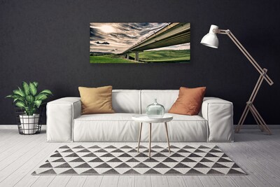 Zdjęcie na płótnie Nowoczesny Most nad Doliną