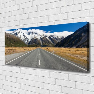 Fotoobraz na płótnie Zimowy Szlak Górski