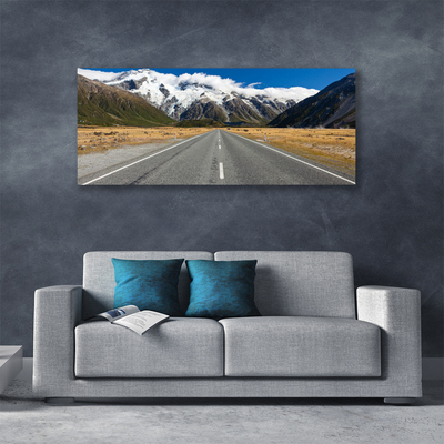 Fotoobraz na płótnie Zimowy Szlak Górski