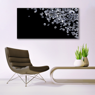 Obraz na płótnie Diamentowy Blask i Elegancja