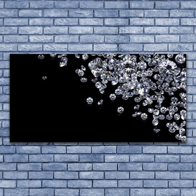 Obraz na płótnie Diamentowy Blask i Elegancja