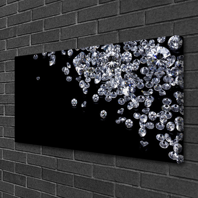 Obraz na płótnie Diamentowy Blask i Elegancja