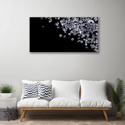 Obraz na płótnie Diamentowy Blask i Elegancja