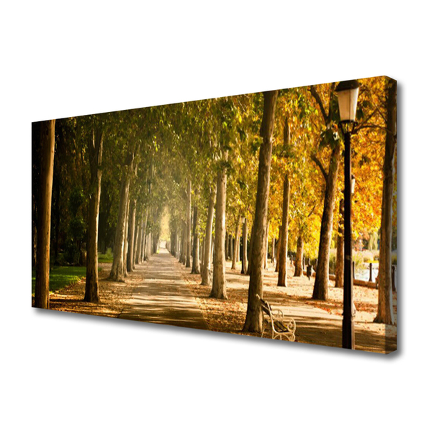 Obraz na płótnie Romantyczna Parkowa Alejka