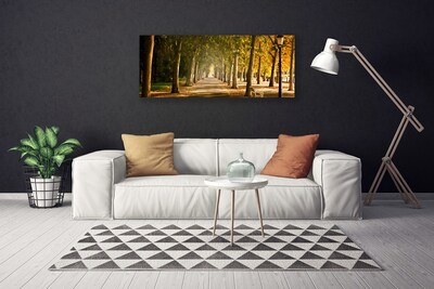 Obraz na płótnie Romantyczna Parkowa Alejka